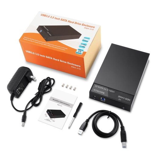 MicroStorage 3.5 USB 3.0 SATA Enclosure Support alle 3.5 HDD tot 6TB